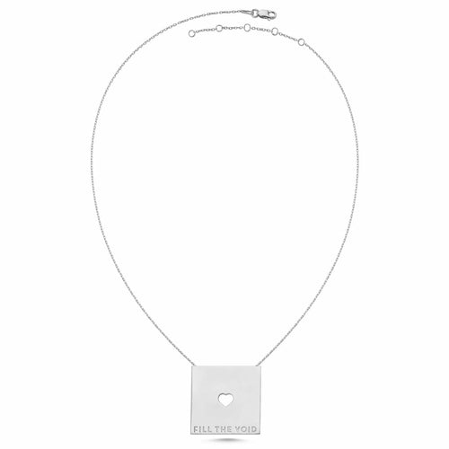 Instagram Silver Square Necklace Pendant