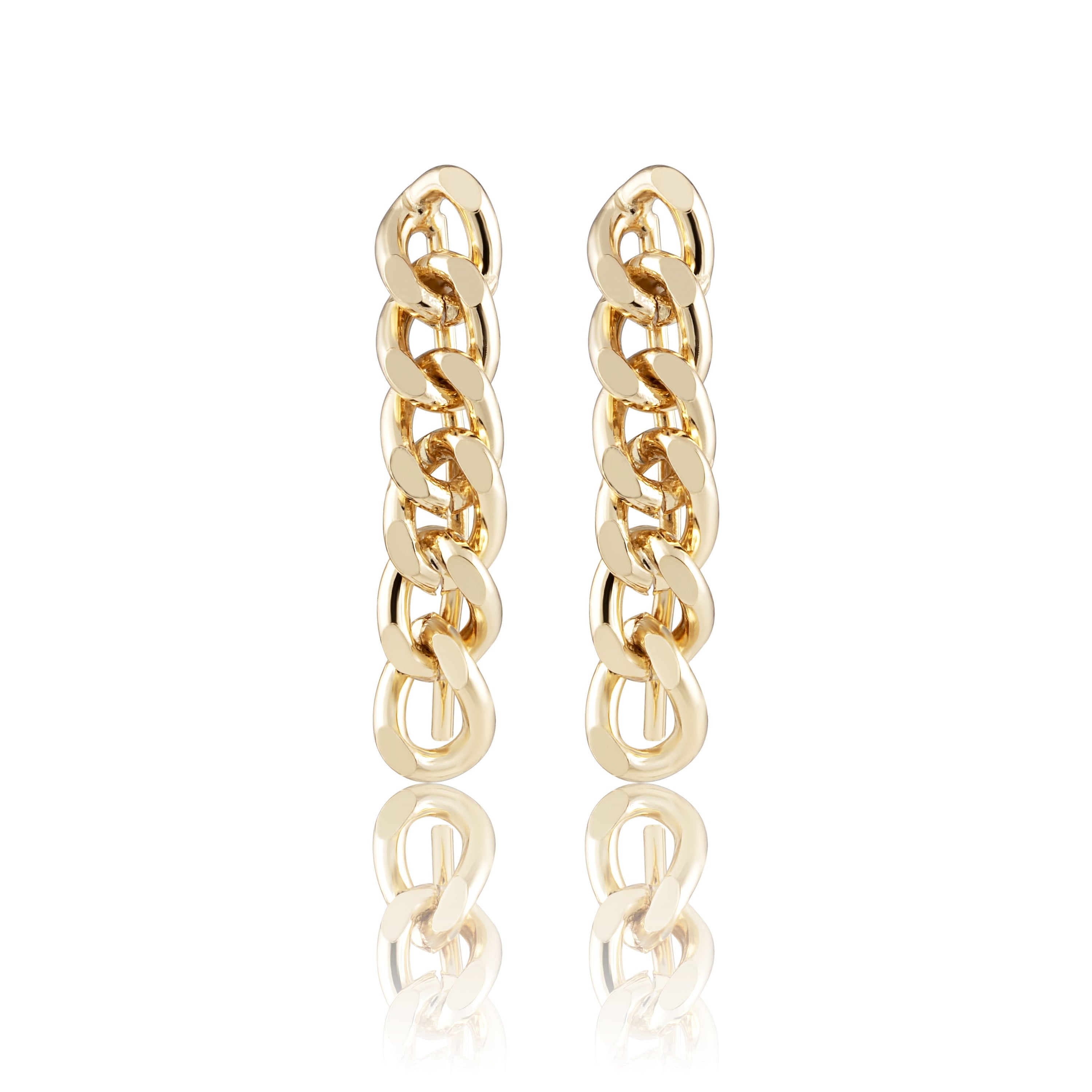 Leila Cuban Link Earrings