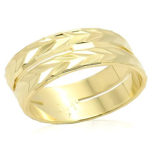 LO985 Gold Brass Ring