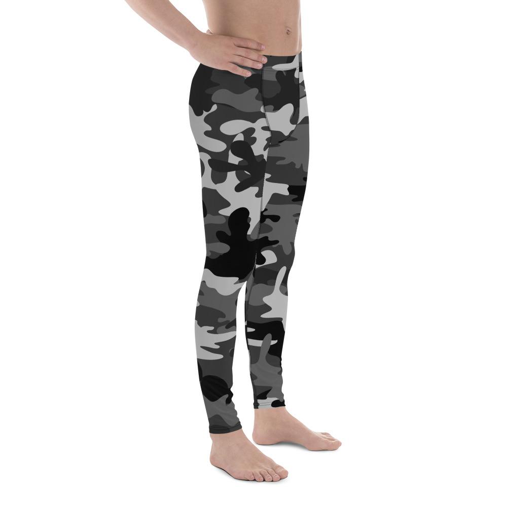 Men's Premium Gray Camo Leggings