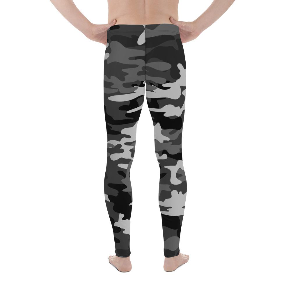 Men's Premium Gray Camo Leggings