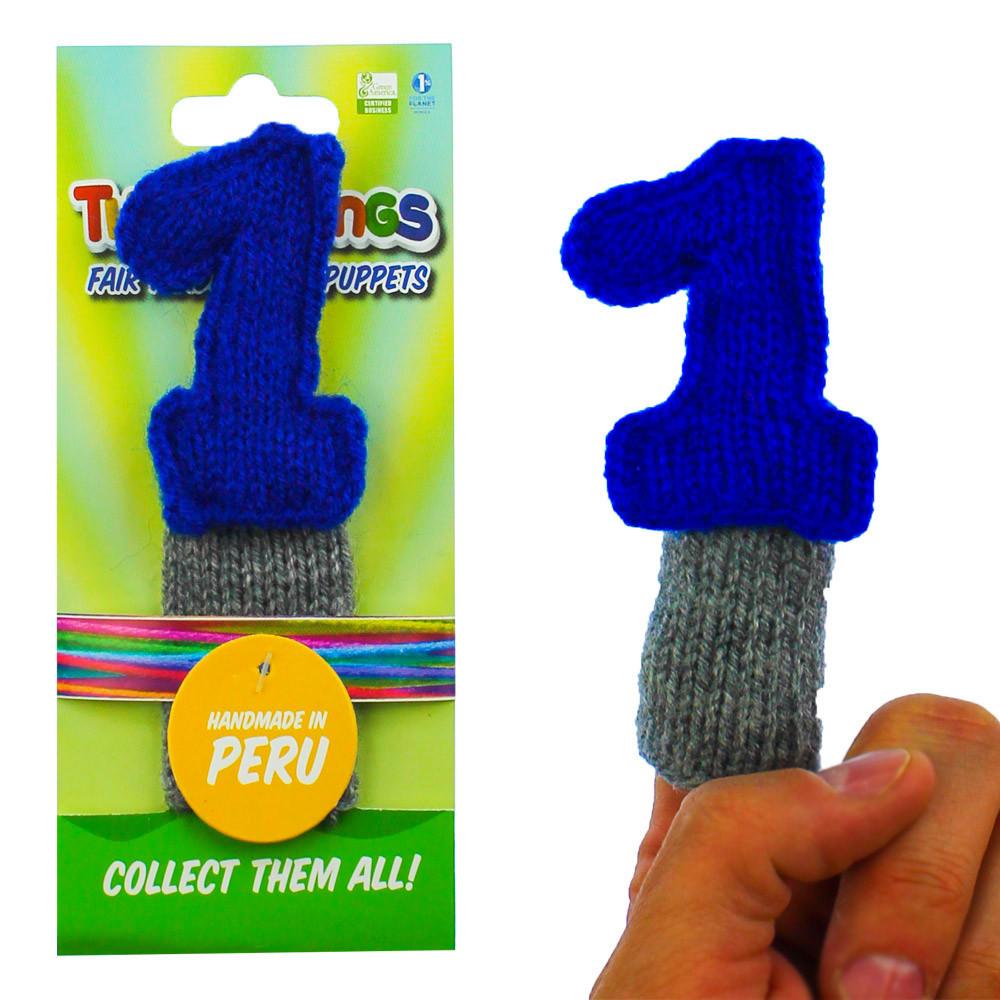 Number One Finger Puppet