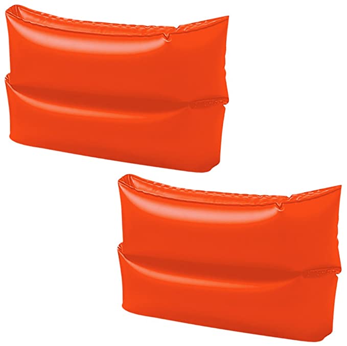 Intex - Orange Vinyl Swimmers Arm Bands - 1 pair