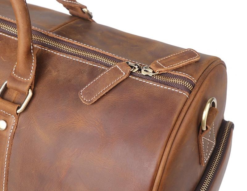 The Dagny Weekender | Large Leather Duffle Bag