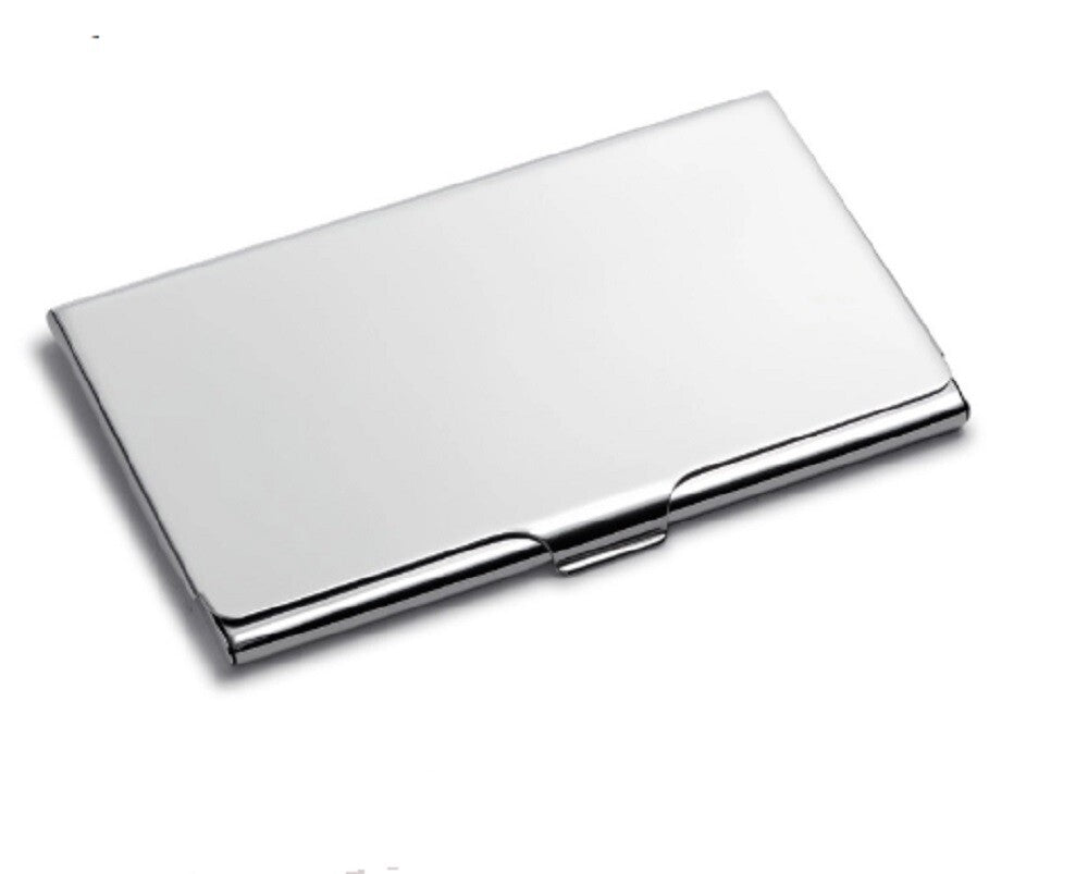 Stainless Steel Card Holder Case – Pocket Metal Wallet for Business, ID, Credit
