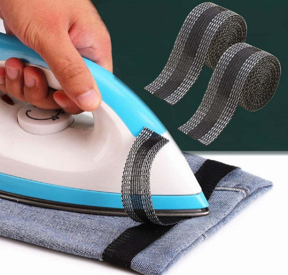 10 m Iron-On Hemming Tape – Self-Adhesive Fabric Fusing Tape for Clothing Repair