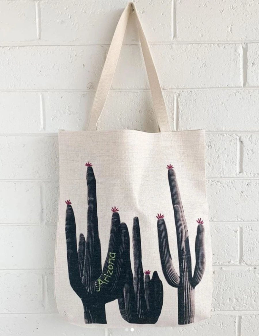 Saguaro Tote Bag, Mother's Day Gift