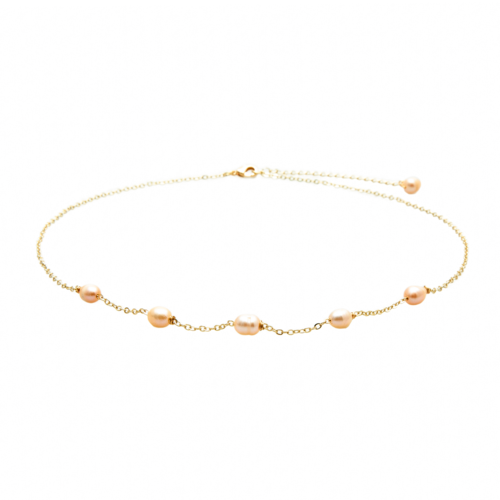 Pink Pearl Necklace Stack - Buy the Individual Pieces or the 3 Piece