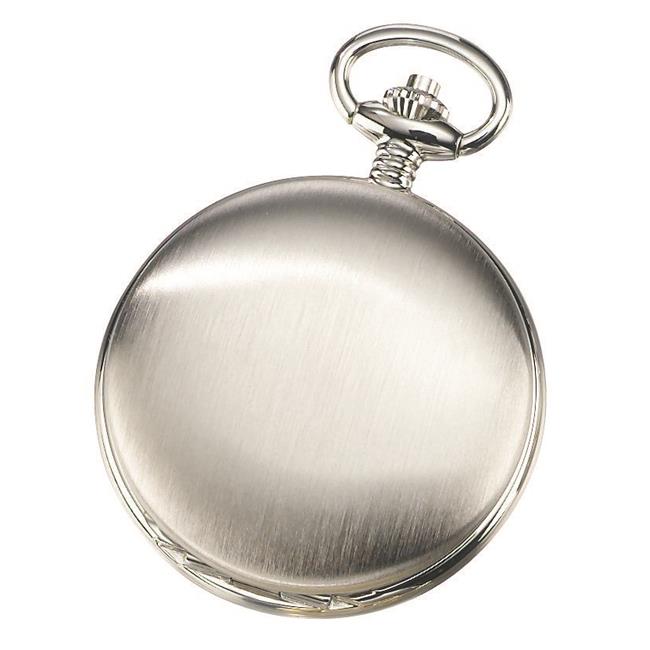 Charles-Hubert Paris Satin-Finish Mechanical Hunter Case Pocket Watch