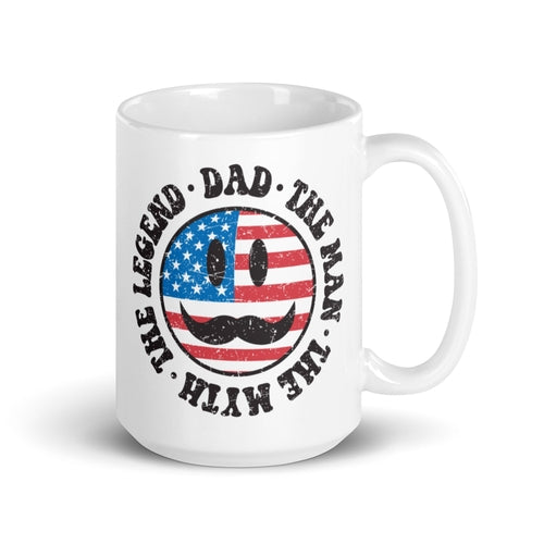 Retro The Legend Dad Mug