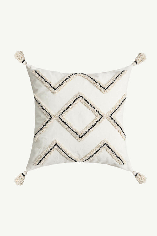 4 Picks Geometric Embroidered Pillow Cover