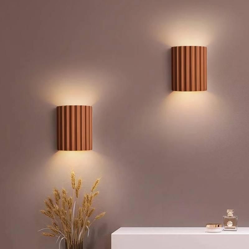 Modern Minimalist LED Wall Lamp: Macaron Resin Sconces for Aisle, Living Room, Bedside & More