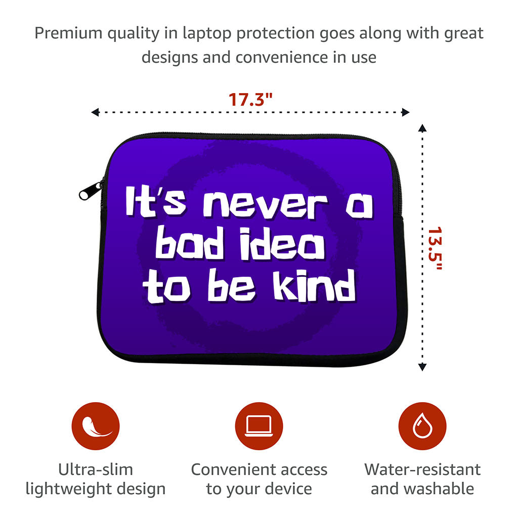 Quote MacBook Pro 14" Two-Sided Sleeve - Cute Laptop Sleeve - Printed MacBook Sleeve