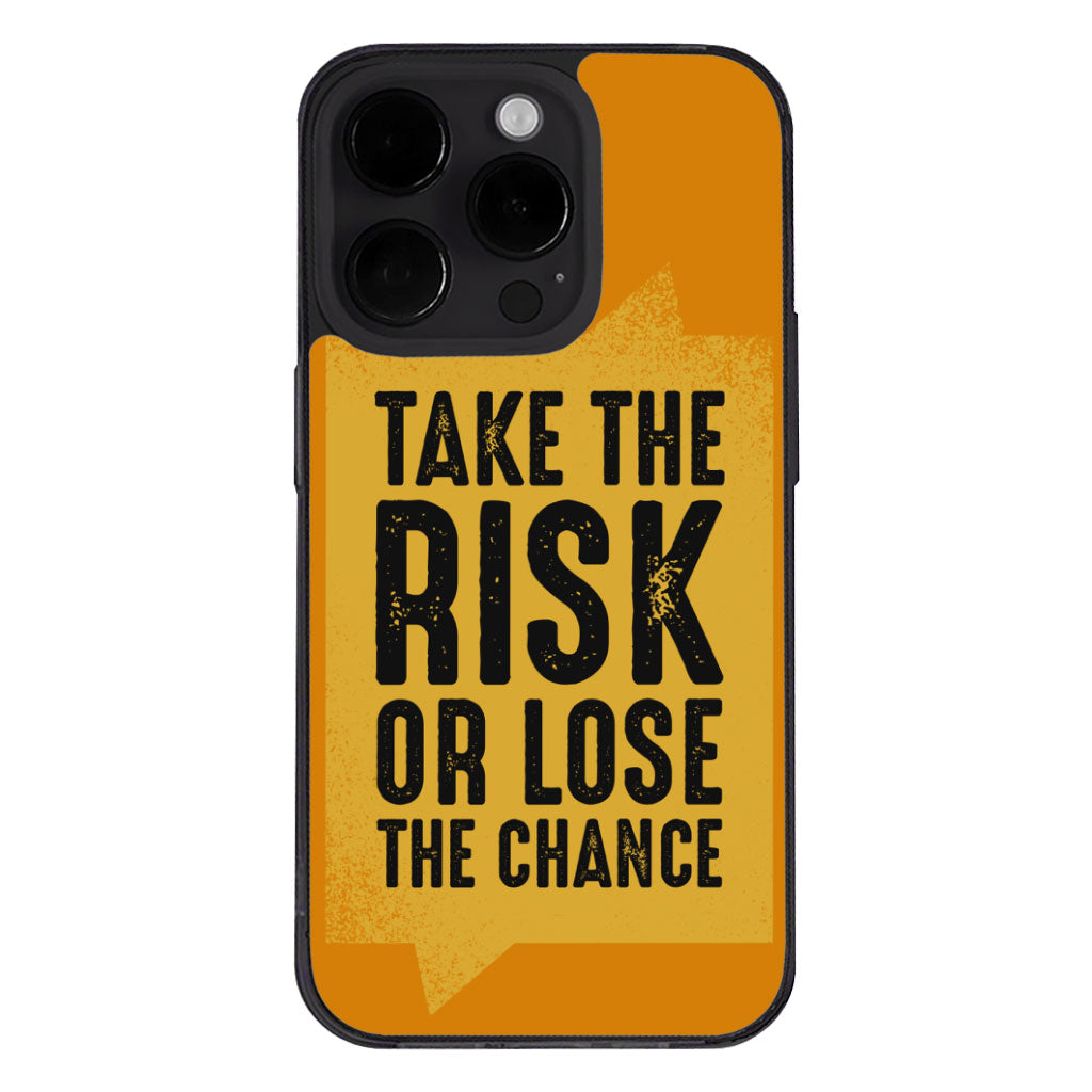 Take the Risk iPhone 14 Pro Case - Cool Phone Case for iPhone 14 Pro - Trendy iPhone 14 Pro Case