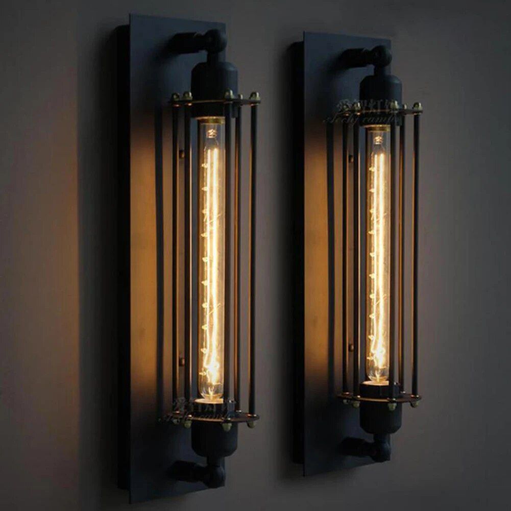 Retro Industrial E27 Edison Wall Lamp