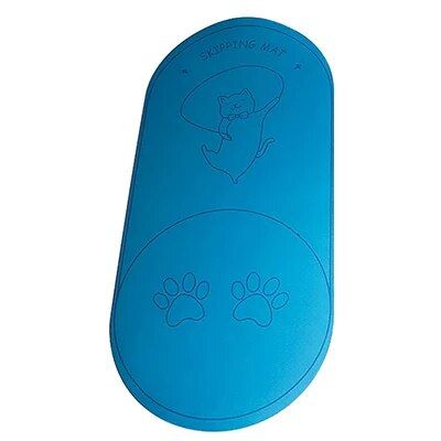 Eco-Friendly Dual-Pattern Anti-Skid Yoga and Skipping Mat - 6mm Thick