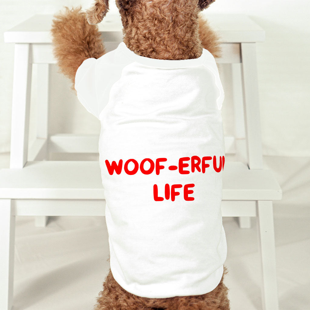 Woof Dog T-Shirt - Funny Dog Shirt - Cool Dog Clothing