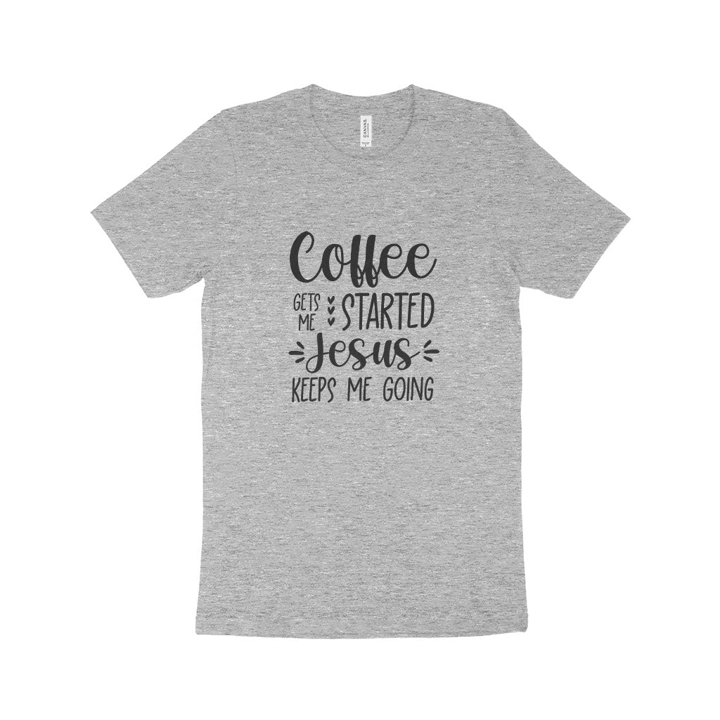 Jesus Keeps Me Going Unisex Jersey T-Shirt Made in USA