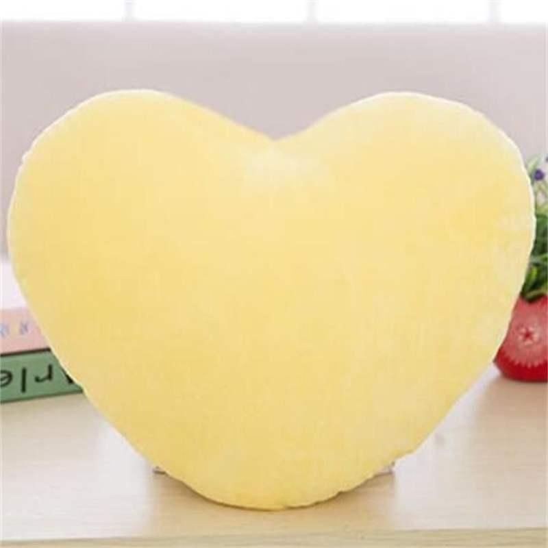 Charming Heart-Shaped Plush Pillow