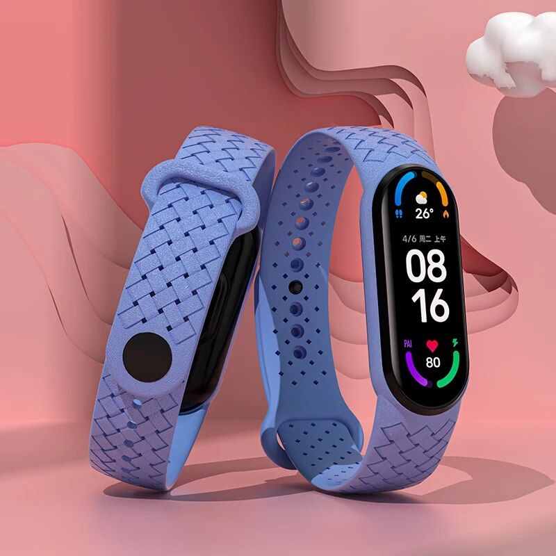 Quick-Fit Silicone Solo Loop Bracelet for Xiaomi Mi Band - Breathable & Sporty