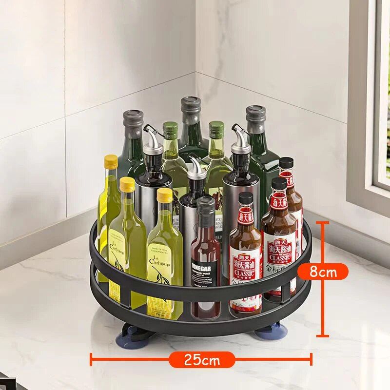 360°Rotation Spice Rack Organizer