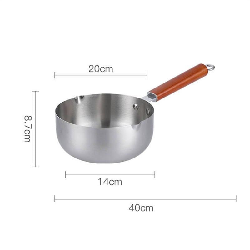 Versatile Stainless Steel Nonstick Saucepan