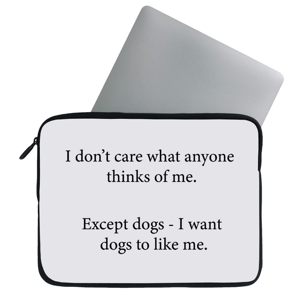 Dog Lover MacBook Pro 16" Sleeve - Printed Laptop Sleeve - Funny MacBook Sleeve