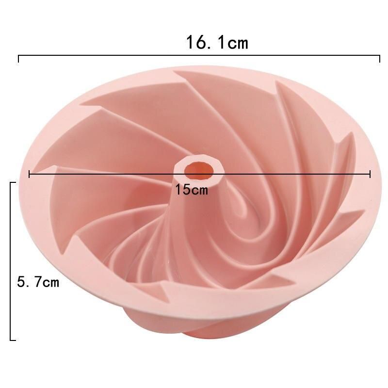 3D Cyclone Silicone Cake Mould