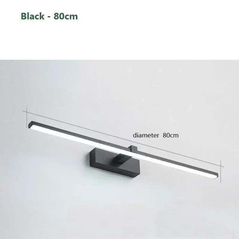 Sleek Modern LED Wall Light for Bathrooms