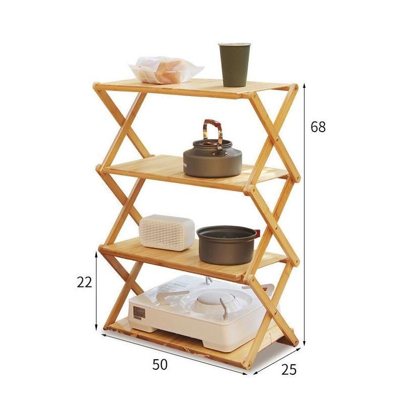 Versatile Bamboo Outdoor Folding Rack