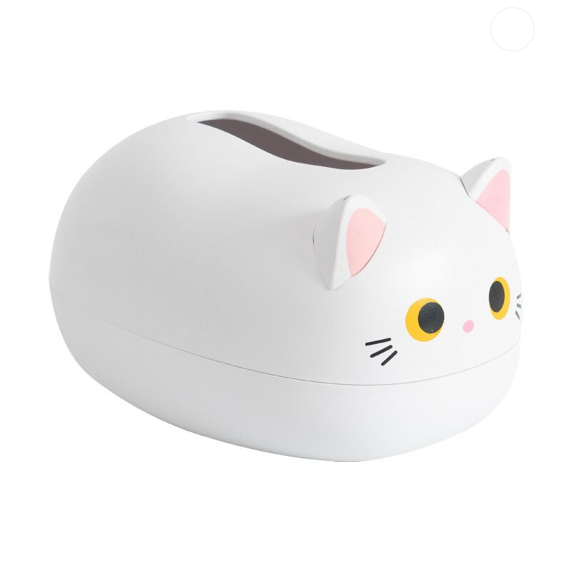 Charming Kawaii Cat Tissue Box: Modern Napkin Holder & Toothpick Dispenser