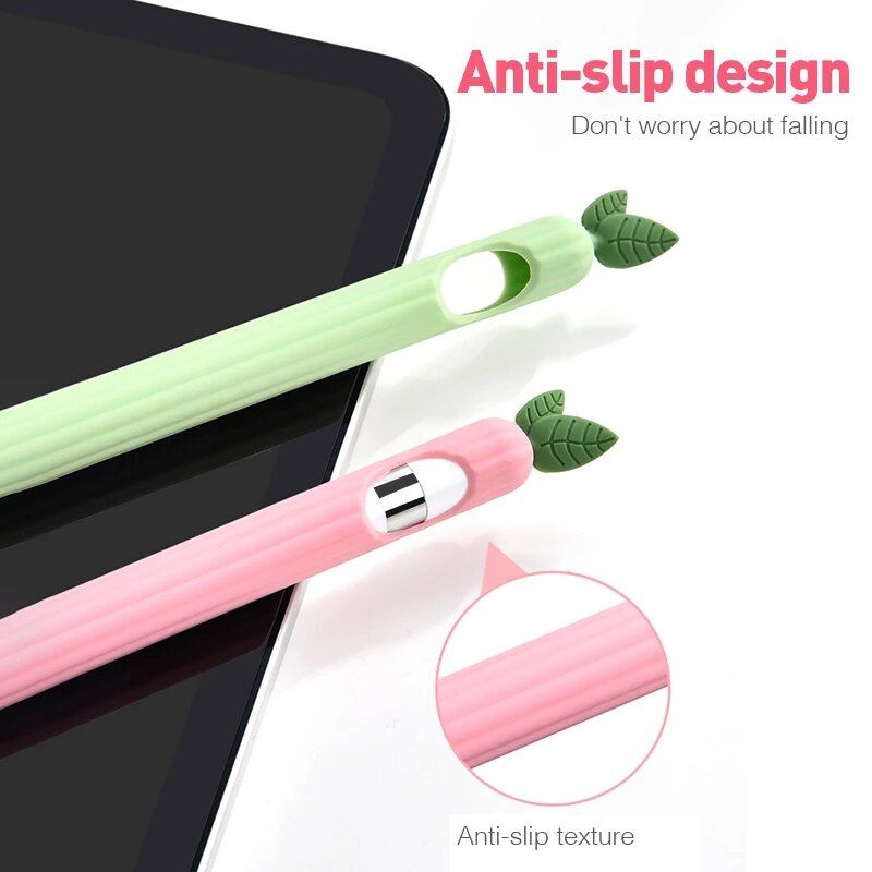 Silicone Protective Cover for Apple Pencil 1 with Anti-Lost Strap