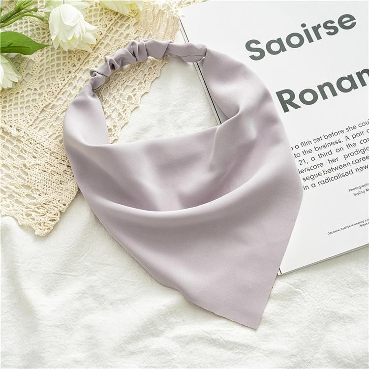 Elegant Chiffon Triangle Hair Scarf