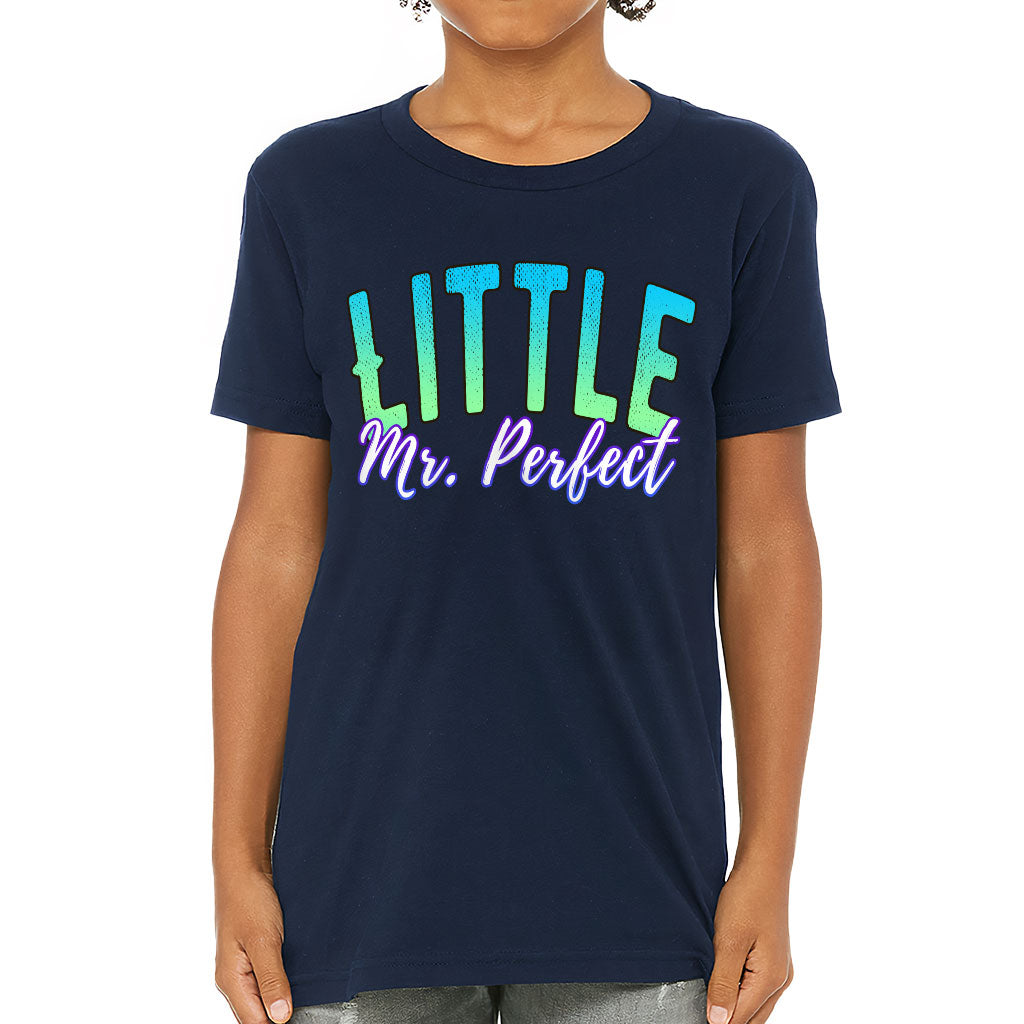 Mr Perfect Kids' T-Shirt - Funny T-Shirt - Cool Design Tee Shirt for Kids