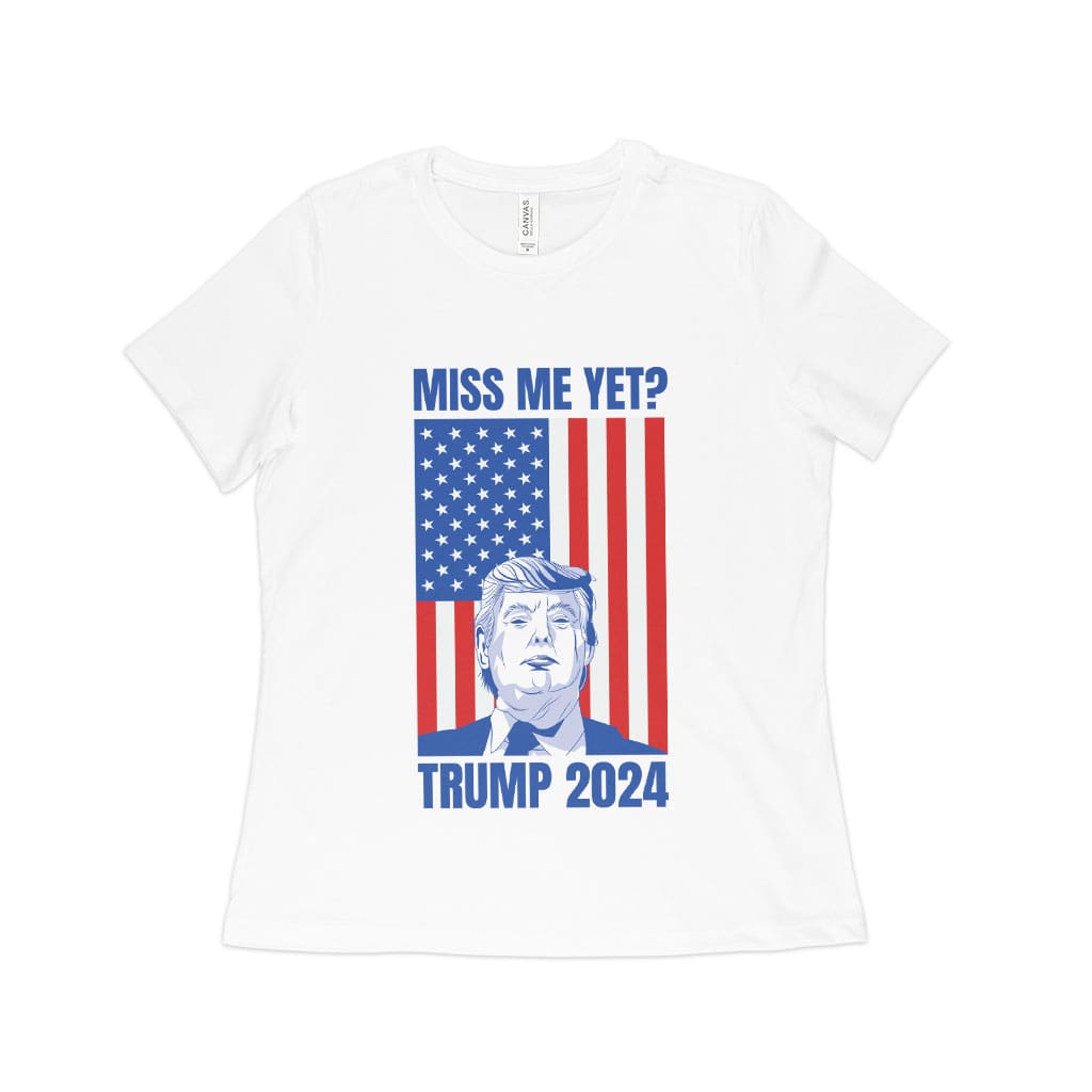 Women's Relaxed Donald J Trump T-Shirt - Donald Trump T-Shirts for Women