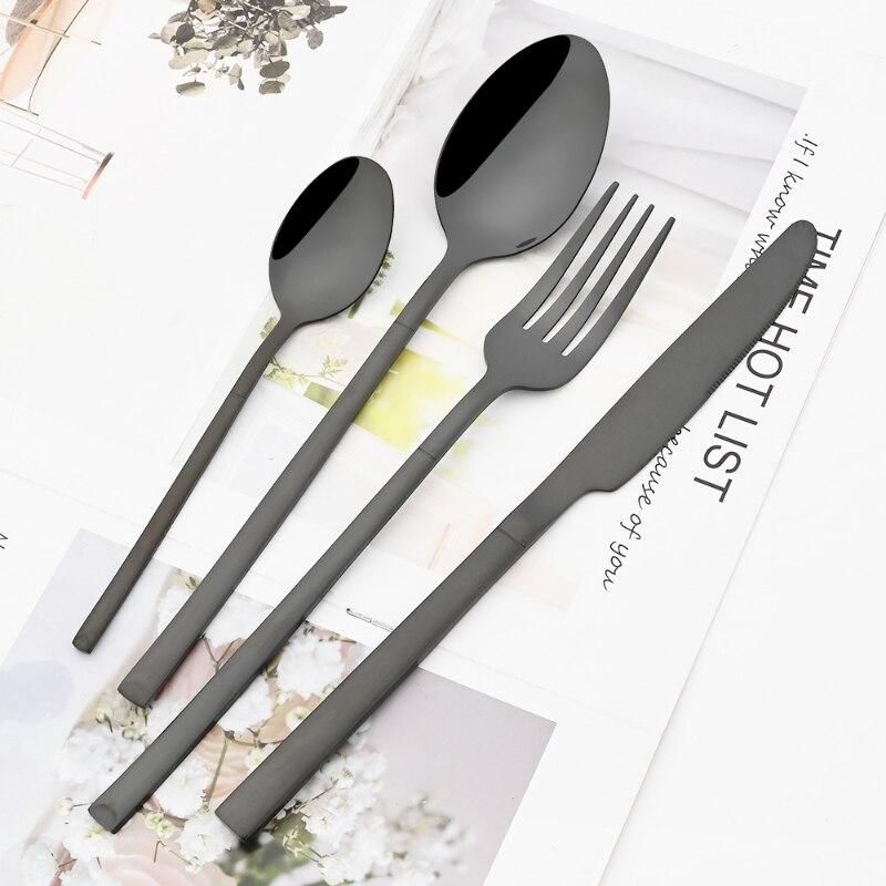 Elegant 6-Person Stainless Steel Cutlery Set