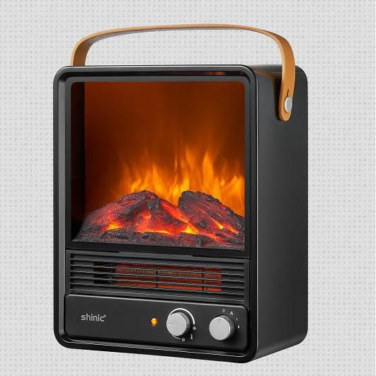 Portable 3D Flame Effect Electric Heater