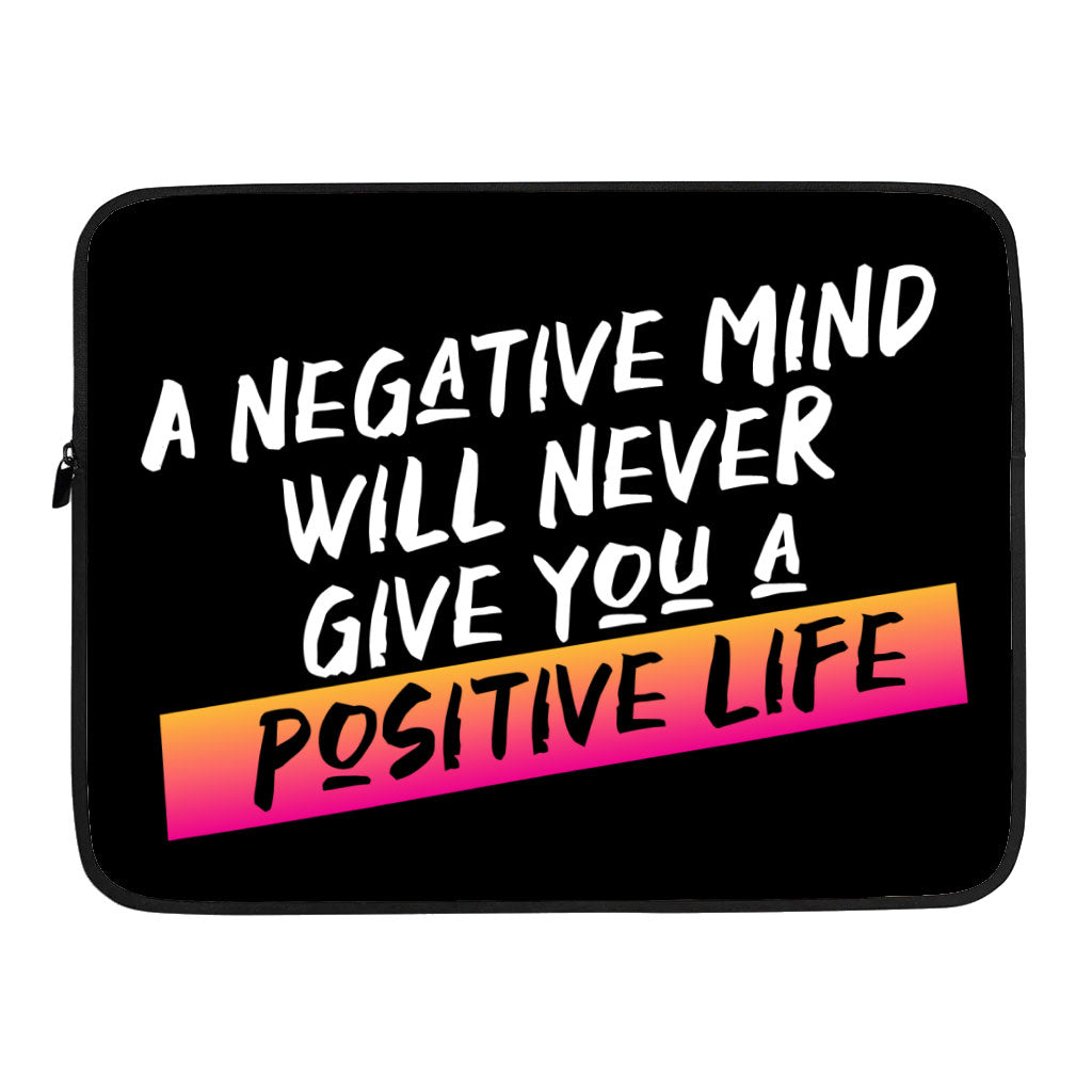 Positive Quote Dell 16" Sleeve - Trendy Laptop Sleeve - Cool Laptop Sleeve with Zipper