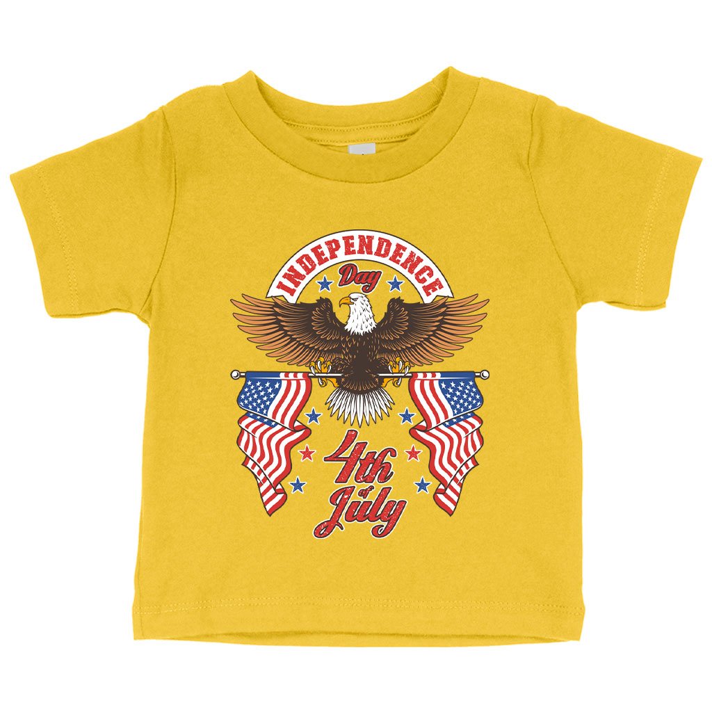 Baby Independence Day 4th of July T-Shirt - Independence Day T-Shirts - Patriotic USA T-Shirt