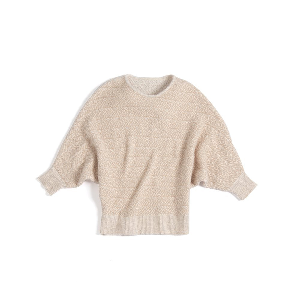 CHARLIE DOLMAN SLEEVE SWEATER M,BLUSH | Gold Mnemosyne