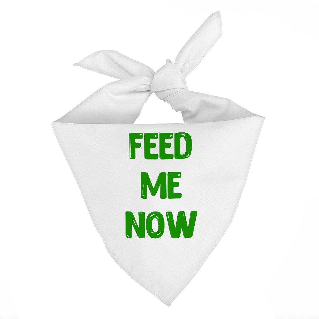 Feed Me Pet Bandana - Cool Dog Bandana - Best Design Pet Scarf