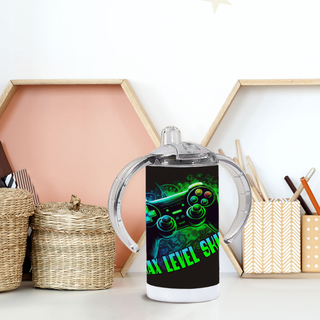 Gamer Sippy Cup - Cool Art Baby Sippy Cup - Graphic Sippy Cup