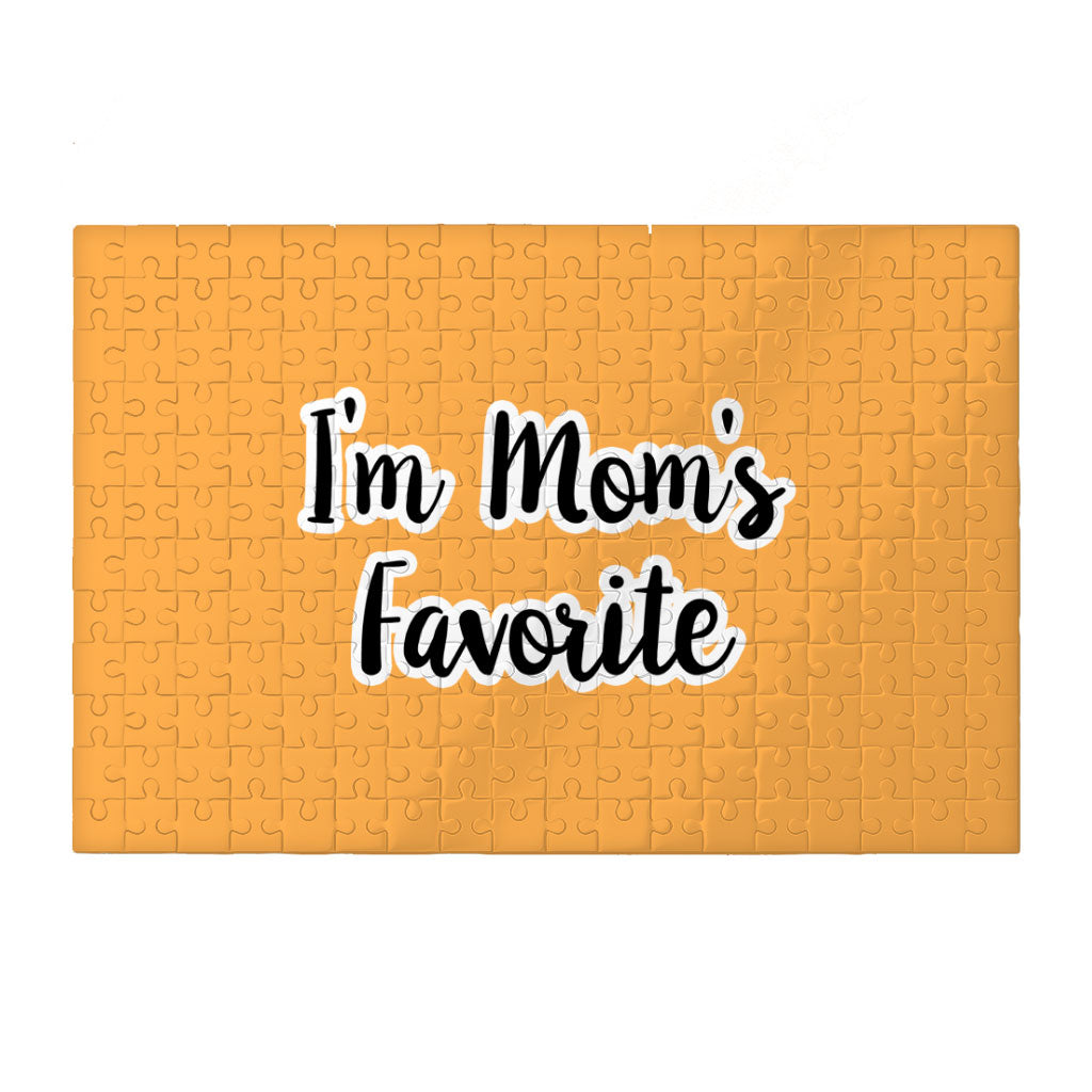 Mom's Favorite Puzzles - Cute Jigsaw Puzzle - Quote Puzzles