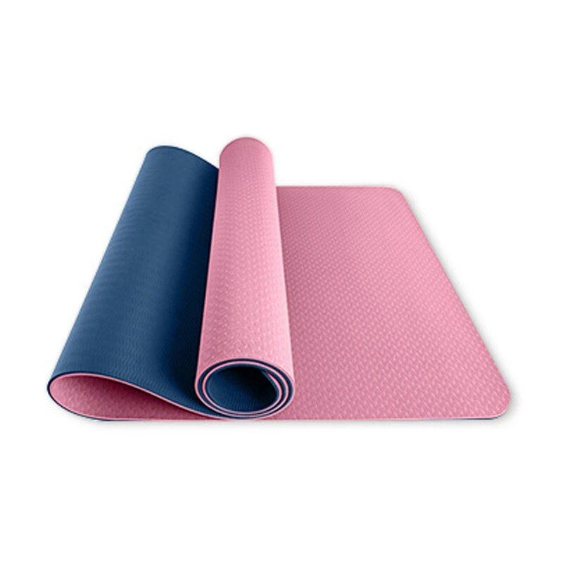 Premium TPE Double Layer Non-Slip Yoga Mat - Ideal for Gymnastics, Pilates & Fitness