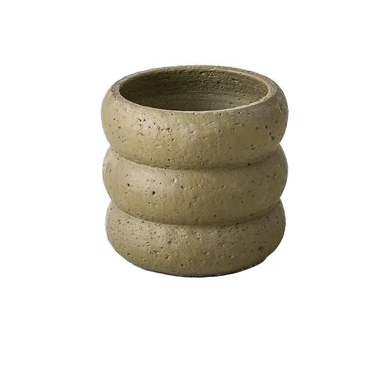 Minimalist Nordic Cement Flowerpot