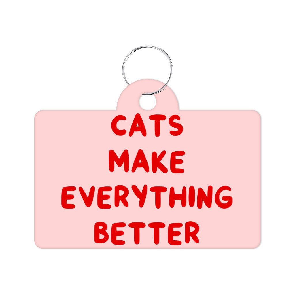 Cool Funny Pet ID Tag - Funny Cat Quote Pet Tag - Cute Pet ID Tag