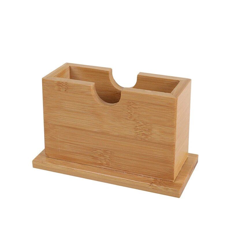 Elegant Bamboo Napkin Holder - Japanese Style Tabletop Tissue Box for Home and Hospitality