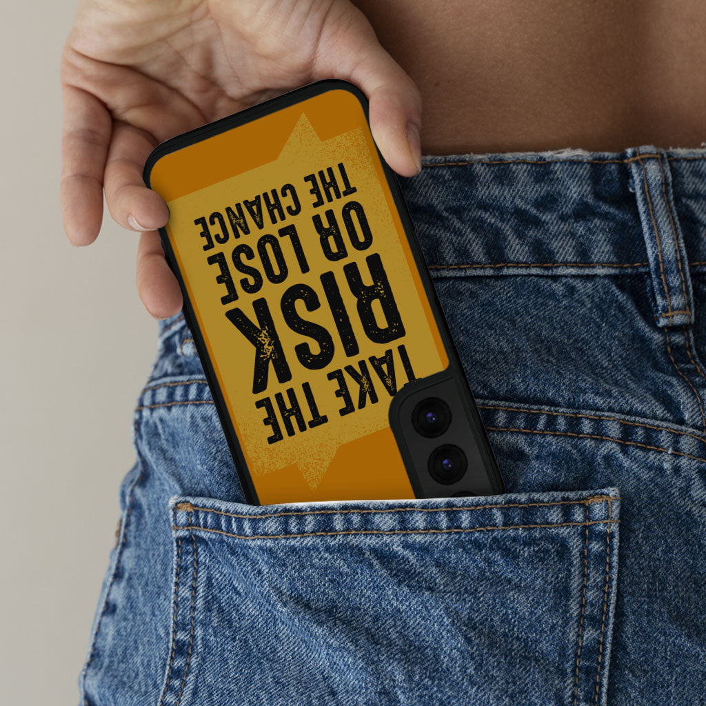 Take the Risk Samsung S22 Phone Case - Cool Phone Case for Samsung S22 - Trendy Samsung S22 Phone Case