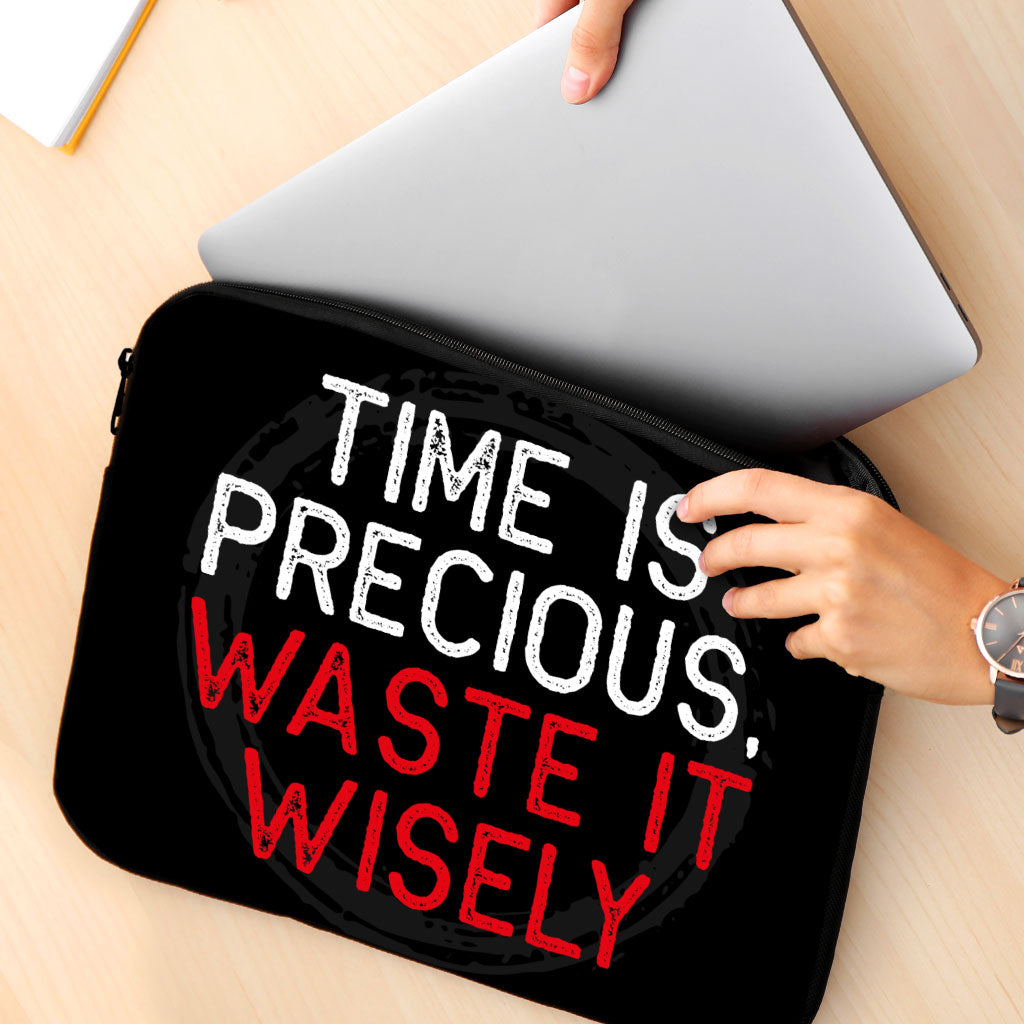 Printed Quote MacBook Pro 16" Two-Sided Sleeve - Cool Laptop Sleeve - Trendy MacBook Sleeve