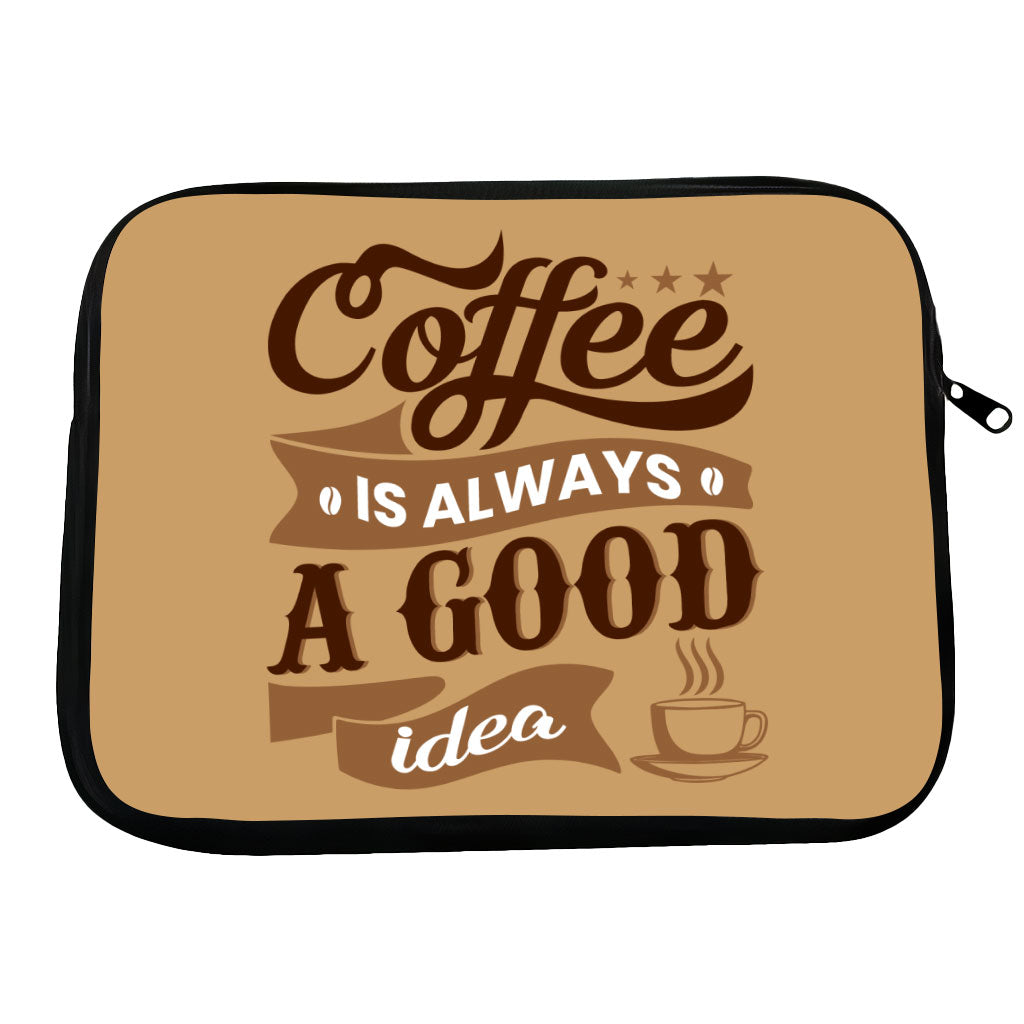 Coffee HP 16" Sleeve - Creative Laptop Sleeve - Themed Laptop Sleeve with Zipper